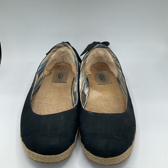 “UGG” Charcoal Black Espadrilles. - Picture 2 of 12